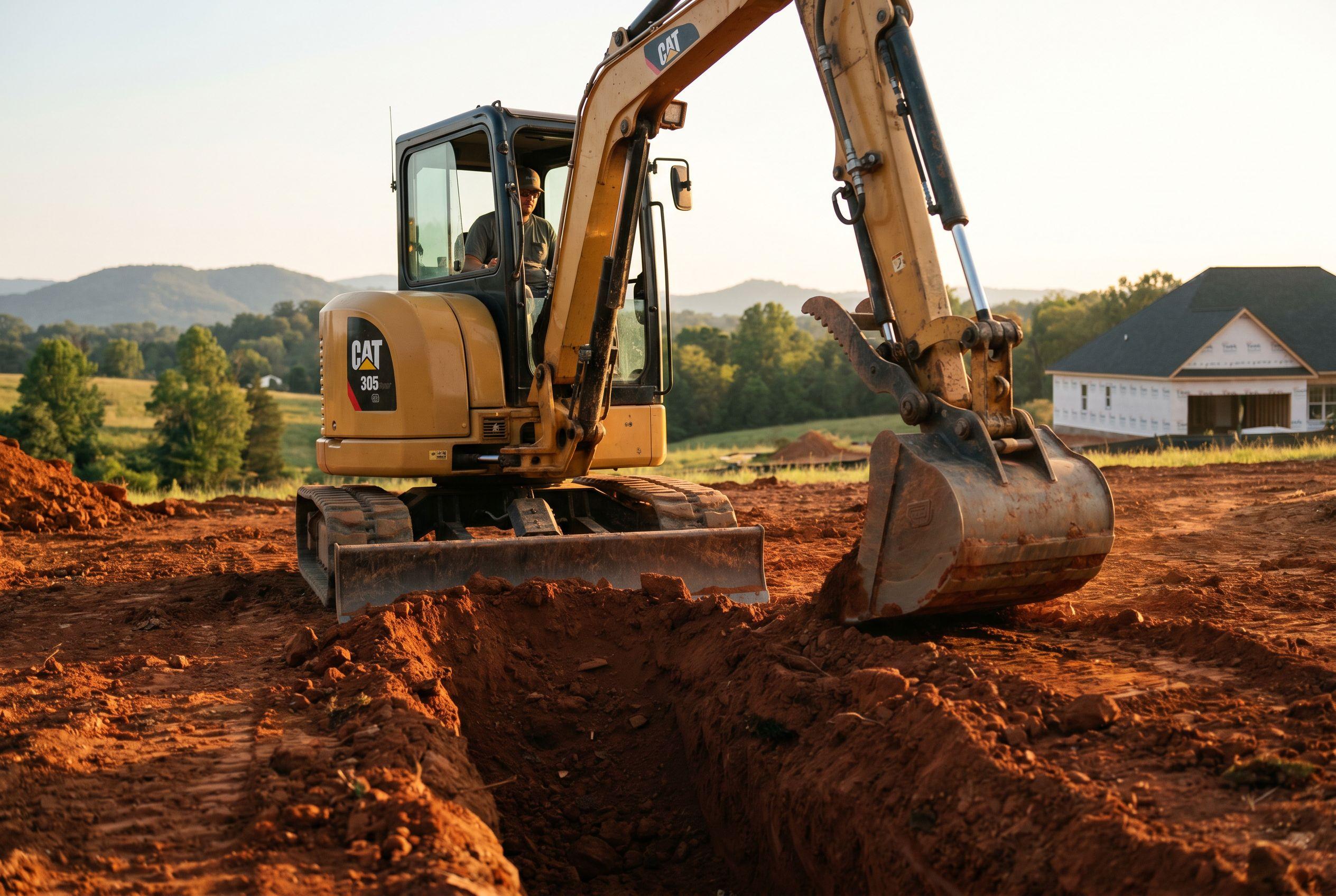Excavator Services by HL Construction Group in Knoxville, TN